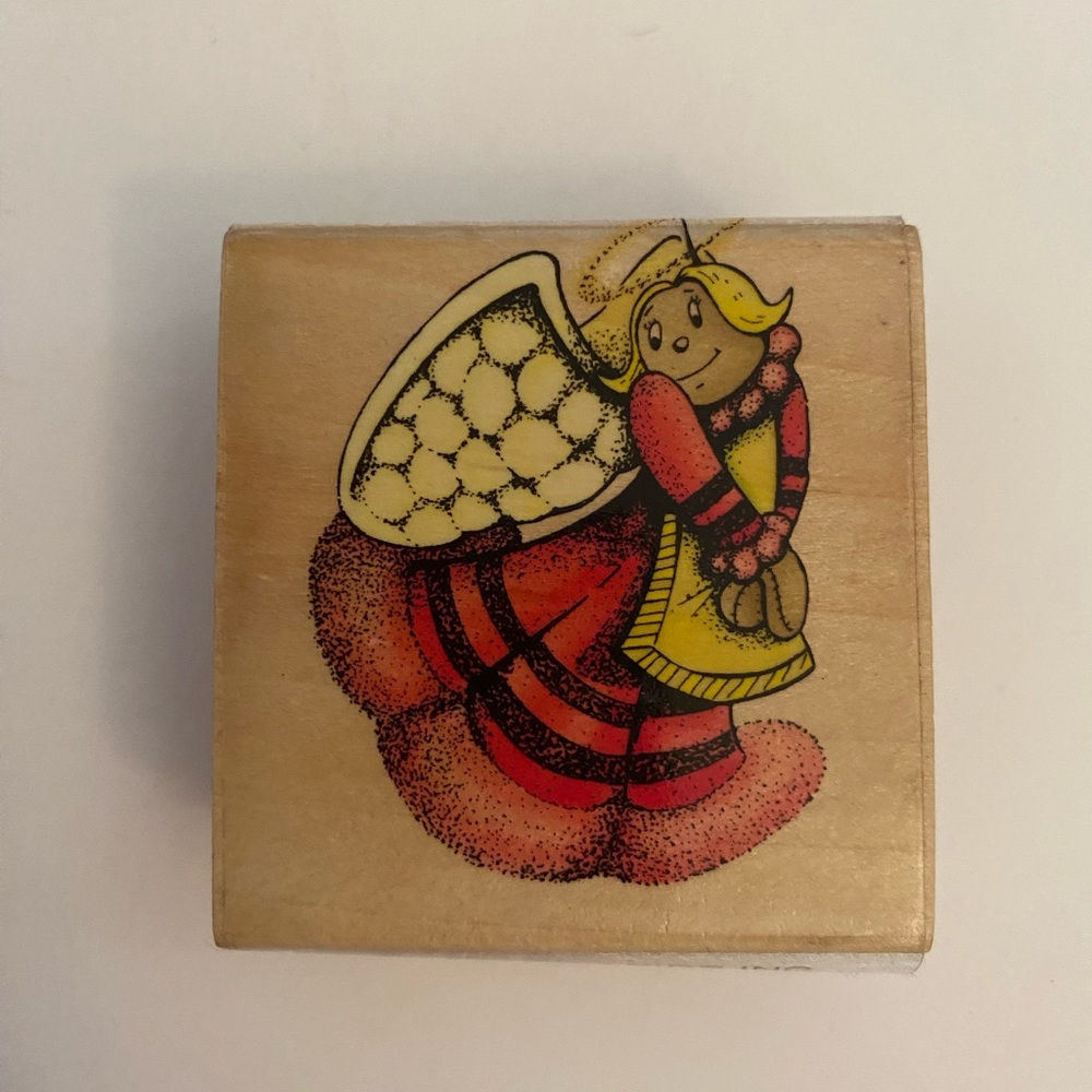Sky Kids Angel rubber stamp New
